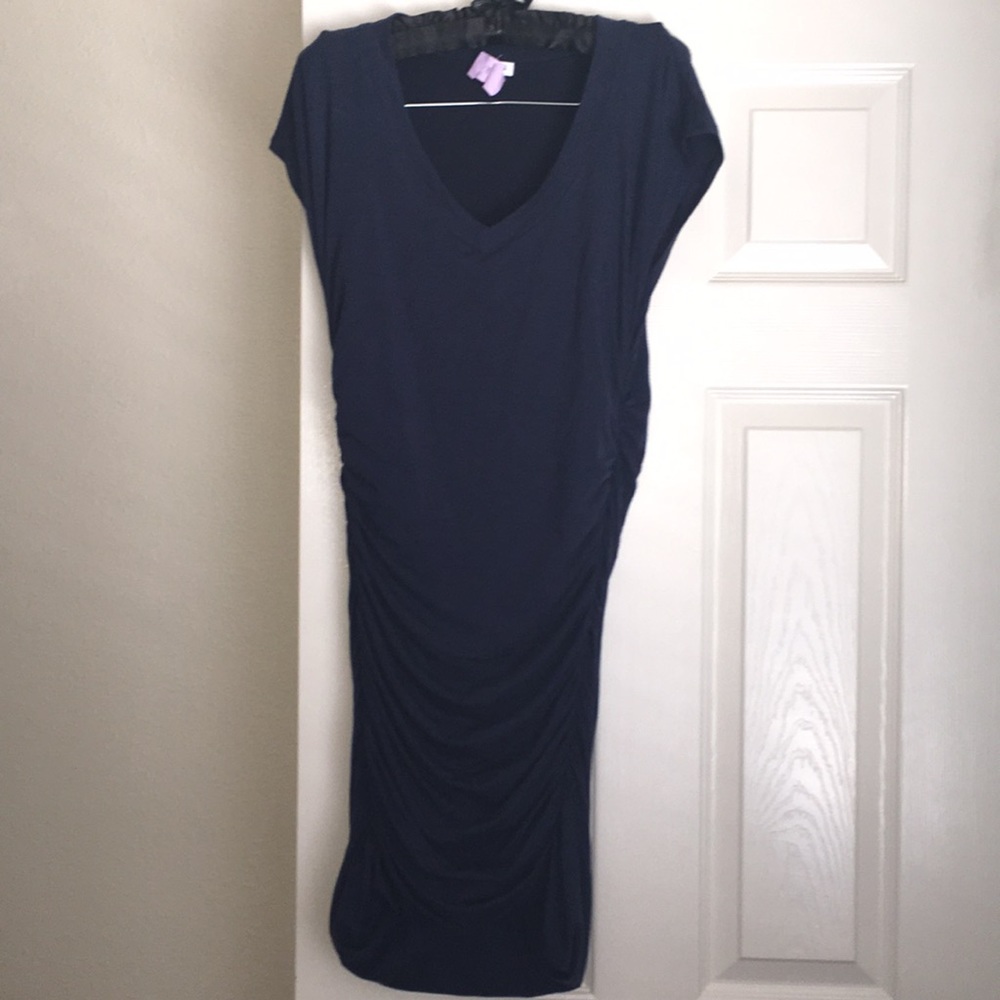 Fitted Navy Dress By Splendid-medium